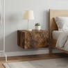 Cabinet de chevet mural 2 pcs Chêne fumé 49 x 34,5 x 20 cm 583162583162