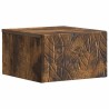 Cabinet de chevet mural 2 pcs Chêne fumé 49 x 34,5 x 20 cm 583162583162