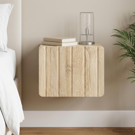 Cabinet de chevet mural Chêne Sonoma 33 x 34,5 x 24 cm 583163583163