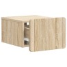 Cabinet de chevet mural Chêne Sonoma 33 x 34,5 x 24 cm 583163583163