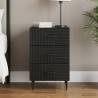 Cabinet de chevet Noir 43 x 41 x 66,5 cm Bois d'ingénierie 583164583164