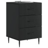 Cabinet de chevet Noir 43 x 41 x 66,5 cm Bois d'ingénierie 583164583164