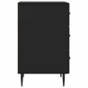 Cabinet de chevet Noir 43 x 41 x 66,5 cm Bois d'ingénierie 583164583164