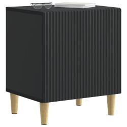 Cabinet de chevet Noir 43 x 34,5 x 50 cm Bois d'ingénierie 583165583165