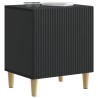 Cabinet de chevet Noir 43 x 34,5 x 50 cm Bois d'ingénierie 583165583165