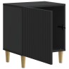 Cabinet de chevet Noir 43 x 34,5 x 50 cm Bois d'ingénierie 583165583165