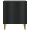Cabinet de chevet Noir 43 x 34,5 x 50 cm Bois d'ingénierie 583165583165