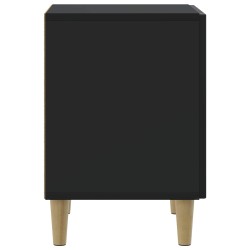 Cabinet de chevet Noir 43 x 34,5 x 50 cm Bois d'ingénierie 583165583165