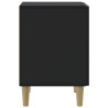 Cabinet de chevet Noir 43 x 34,5 x 50 cm Bois d'ingénierie 583165583165