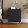 Cabinet de chevet Noir 43 x 34,5 x 50 cm Bois d'ingénierie 583166583166