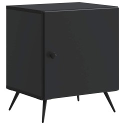 Cabinet de chevet Noir 43 x 34,5 x 50 cm Bois d'ingénierie 583166583166