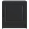 Cabinet de chevet Noir 43 x 34,5 x 47 cm Bois d'ingénierie 583167583167
