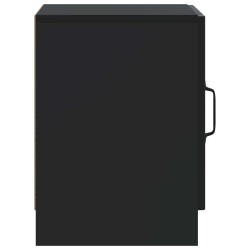 Cabinet de chevet Noir 43 x 34,5 x 47 cm Bois d'ingénierie 583167583167
