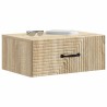 Cabinet de chevet mural Chêne Sonoma 49 x 34,5 x 20 cm 583168583168