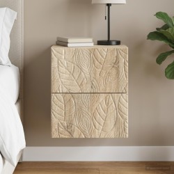 Cabinet de chevet mural Chêne Sonoma 34,5 x 33 x 40 cm 583169583169