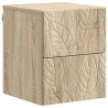 Cabinet de chevet mural Chêne Sonoma 34,5 x 33 x 40 cm 583169583169