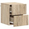 Cabinet de chevet mural Chêne Sonoma 34,5 x 33 x 40 cm 583169583169