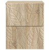 Cabinet de chevet mural Chêne Sonoma 34,5 x 33 x 40 cm 583169583169