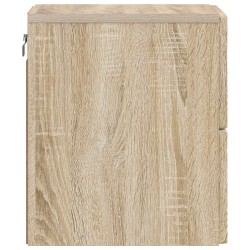 Cabinet de chevet mural Chêne Sonoma 34,5 x 33 x 40 cm 583169583169