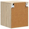 Cabinet de chevet mural Chêne Sonoma 34,5 x 33 x 40 cm 583169583169