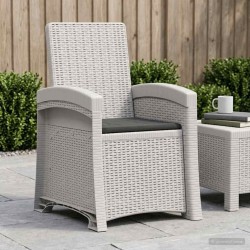 Chaise de jardin inclinable imitant le rotin PP 583172583172