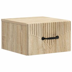 Cabinet de chevet mural Chêne Sonoma 34,5 x 33 x 20 cm 583176583176