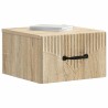 Cabinet de chevet mural Chêne Sonoma 34,5 x 33 x 20 cm 583176583176