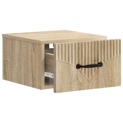 Cabinet de chevet mural Chêne Sonoma 34,5 x 33 x 20 cm 583176583176