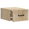 Cabinet de chevet mural Chêne Sonoma 34,5 x 33 x 20 cm 583176583176