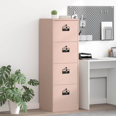 Cabinet de Dossier Rose 44 x 50 x 106.5 cm Acier Laminé à Froid 583179583179
