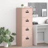 Cabinet de Dossier Rose 44 x 50 x 106.5 cm Acier Laminé à Froid 583179583179