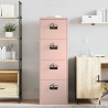 Cabinet de Dossier Rose 44 x 50 x 106.5 cm Acier Laminé à Froid 583179583179