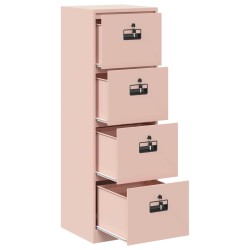 Cabinet de Dossier Rose 44 x 50 x 106.5 cm Acier Laminé à Froid 583179583179