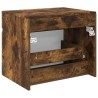 Cabinet de Salle de Bain Mural Chêne fumé 59 x 44,5 x 50 cm 583180583180