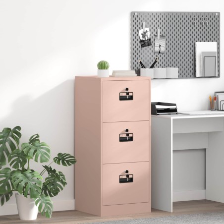 Cabinet de Dossier avec tiroir Rose 45,5 x 42 x 106,5 cm 583185583185