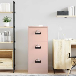 Cabinet de Dossier avec tiroir Rose 45,5 x 42 x 106,5 cm 583185583185