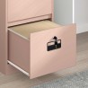 Cabinet de Dossier avec tiroir Rose 45,5 x 42 x 106,5 cm 583185583185