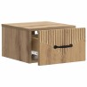 Cabinet de chevet mural Chêne artisanal 34,5 x 33 x 20 cm 583187583187