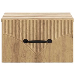 Cabinet de chevet mural Chêne artisanal 34,5 x 33 x 20 cm 583187583187