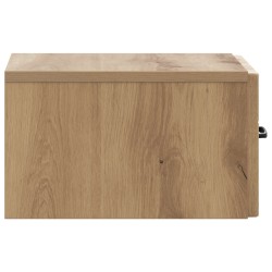 Cabinet de chevet mural Chêne artisanal 34,5 x 33 x 20 cm 583187583187