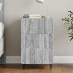 Cabinet de chevet Sonoma gris 43 x 41 x 68 cm Bois d'ingénierie 583188583188