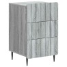 Cabinet de chevet Sonoma gris 43 x 41 x 68 cm Bois d'ingénierie 583188583188