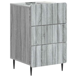 Cabinet de chevet Sonoma gris 43 x 41 x 68 cm Bois d'ingénierie 583188583188