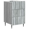 Cabinet de chevet Sonoma gris 43 x 41 x 68 cm Bois d'ingénierie 583188583188