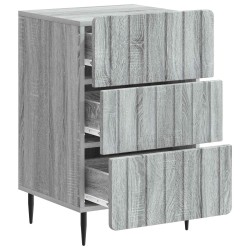 Cabinet de chevet Sonoma gris 43 x 41 x 68 cm Bois d'ingénierie 583188583188