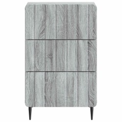 Cabinet de chevet Sonoma gris 43 x 41 x 68 cm Bois d'ingénierie 583188583188