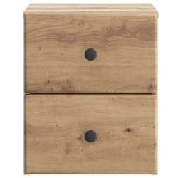 Cabinet de chevet mural Chêne artisanal 34,5 x 33 x 40 cm 583189583189