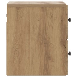 Cabinet de chevet mural Chêne artisanal 34,5 x 33 x 40 cm 583189583189