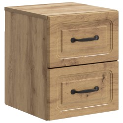 Cabinet de chevet mural Chêne artisanal 34,5 x 33 x 40 cm 583190583190