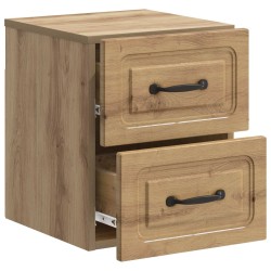Cabinet de chevet mural Chêne artisanal 34,5 x 33 x 40 cm 583190583190